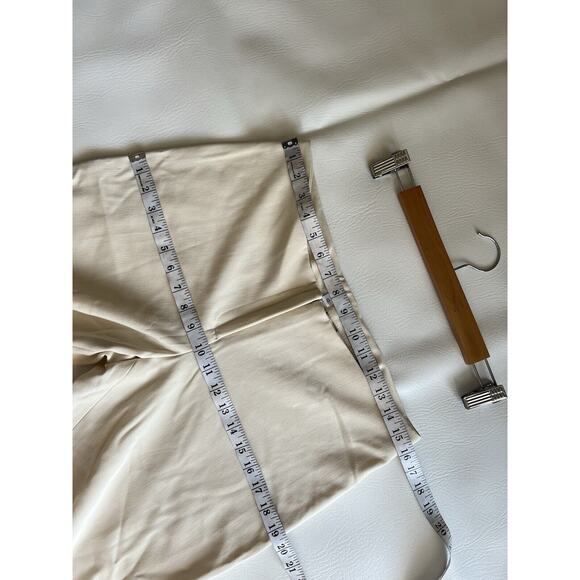 Cache Rare Y2K vintage Ivory Flare Pants Size10 Embellished Rhinestones Festival - Picture 7 of 9